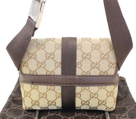 gucci bumbag canvas|gucci handbags.